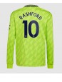 Manchester United Marcus Rashford #10 Ausweichtrikot 2022-23 Langarm
